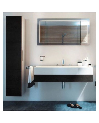 Пенал левосторонний белый/эбано KEUCO Edition 300 30310382401