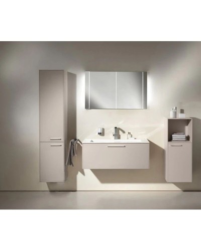 Пенал левосторонний с корзиной кашемир матовый/кашемир матовый KEUCO Royal 60 32131450001