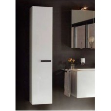 Пенал левосторонний с корзиной белый глянец/белое стекло KEUCO Royal Universe 32731210001