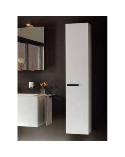 Пенал правосторонний с корзиной белый матовый/белое матовое стекло KEUCO Royal Universe 32731270002