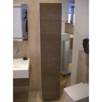 Пенал правосторонний с корзиной белый/дуб KEUCO Edition 300 30311389002