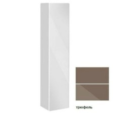 Пенал левосторонний с корзиной матовый трюфель/трюфель стекло KEUCO Royal Reflex 34031140001