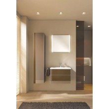 Пенал левосторонний с корзиной матовый трюфель/трюфель стекло KEUCO Royal Reflex 34031140001