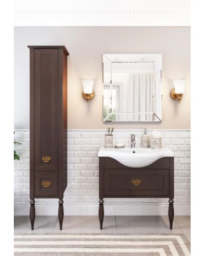 Шкаф пенал Roca America Evolution L 40 ZRU9302948 R Дуб темный шоколад