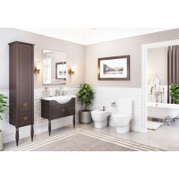 Шкаф пенал Roca America Evolution L 40 ZRU9302948 R Дуб темный шоколад