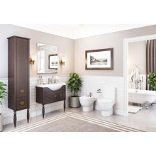 Шкаф пенал Roca America Evolution L 40 ZRU9302948 R Дуб темный шоколад