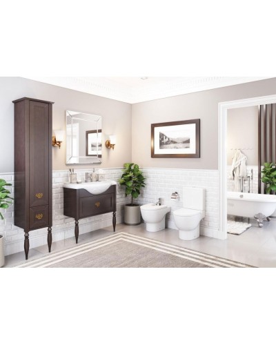 Шкаф пенал Roca America Evolution L 40 ZRU9302948 R Дуб темный шоколад