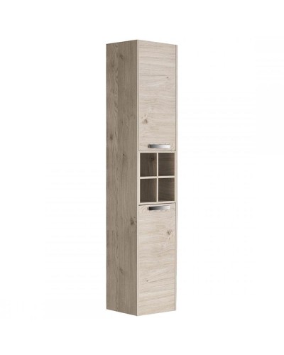Шкаф пенал Roca Lago 35 857297444 подвесной Светлый дуб