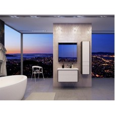 Шкаф пенал Roca Ronda 32 ZRU9302966 L подвесной Белый глянец Антрацит