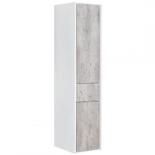 Шкаф пенал Roca Ronda 32 ZRU9303006 R подвесной Бетон Белый матовый