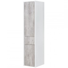 Шкаф пенал Roca Ronda 32 ZRU9303005 L подвесной Бетон Белый матовый