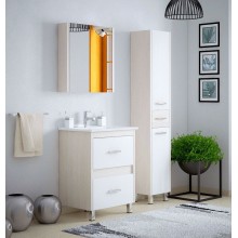 Шкаф пенал Corozo Верона 35 SD-00000332 Лайн Белый