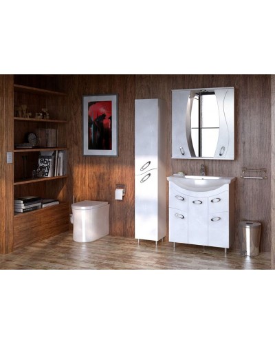 Шкаф пенал Corozo Наина 30 SD-00000339 Белый