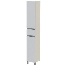 Шкаф пенал Orange Lyon 30 PLY 30-02KR с бельевой корзиной Белый