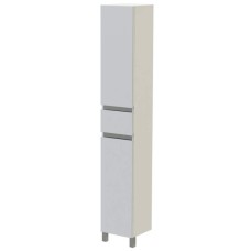 Шкаф пенал Orange Lyon 30 PLY 30-02KR с бельевой корзиной Белый