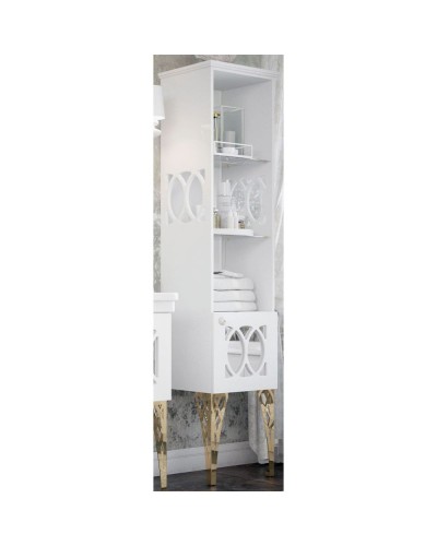 Шкаф пенал Corozo Таормина 40 SD-00000306 Белый