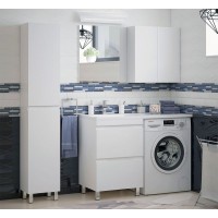 Шкаф пенал Corozo Альтаир 35 SD-00000503 Белый