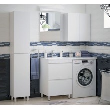 Шкаф пенал Corozo Альтаир 35 SD-00000503 Белый