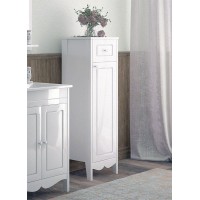 Шкаф пенал Corozo Блюз 39 SD-00000031 Белый