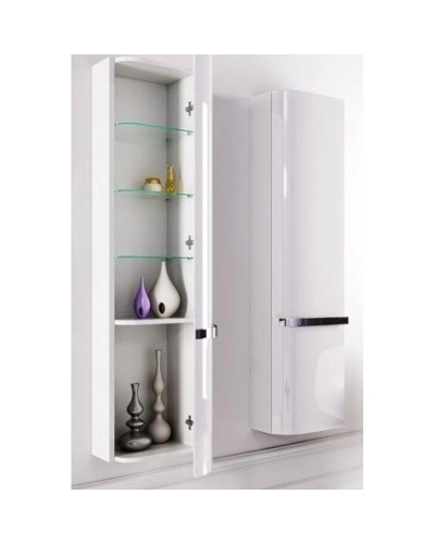 Пенал правосторонный белый глянец Aqwella 5 Stars Escape Esc.05.35/R/W