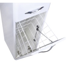 Шкаф пенал Style Line Каре 30 СС-00002271 Люкс Plus с бельевой корзиной Белый