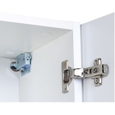 Шкаф пенал Style Line Каре 30 СС-00002271 Люкс Plus с бельевой корзиной Белый