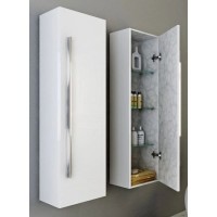 Пенал универсальный белый глянец Aqwella 5 Stars Milan Mil.05.35/W