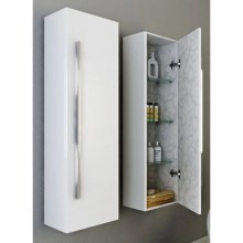 Пенал универсальный белый глянец Aqwella 5 Stars Milan Mil.05.35/W