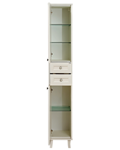 Шармель - 35 Пенал светло-бежевый левый с 2 ящ.