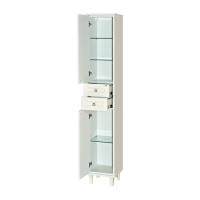 Шармель - 35 Пенал светло-бежевый левый с 2 ящ.