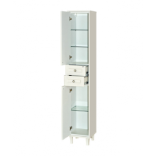 Шармель - 35 Пенал светло-бежевый левый с 2 ящ.