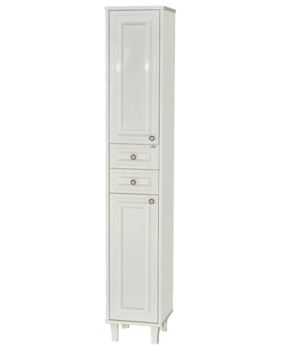 Шармель - 35 Пенал светло-бежевый левый с 2 ящ.