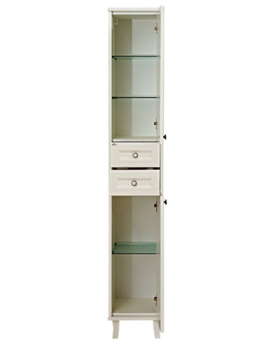 Шармель - 35 Пенал светло-бежевый правый с 2 ящ.