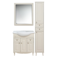 Шармель - 35 Пенал светло-бежевый правый с 2 ящ.