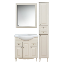 Шармель - 35 Пенал светло-бежевый правый с 2 ящ.