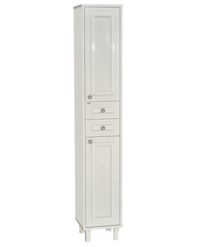 Шармель - 35 Пенал светло-бежевый правый с 2 ящ.