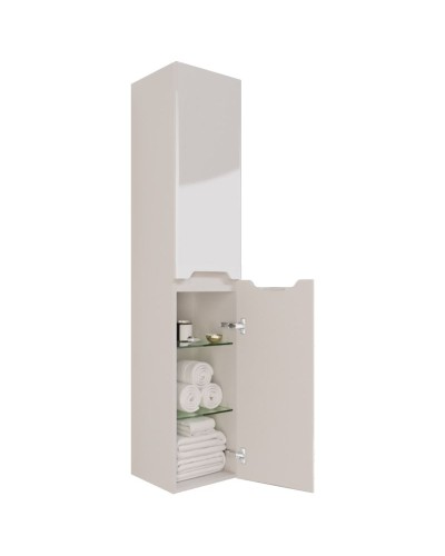 Шкаф пенал Dreja QL 35 99.0009 подвесной Белый глянец