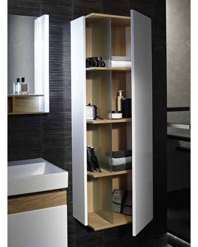 Шкаф пенал Jacob Delafon Terrace 50 R EB1179D-G1C подвесной Белый глянцевый