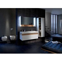 Шкаф пенал Jacob Delafon Terrace 50 R EB1179D-G1C подвесной Белый глянцевый