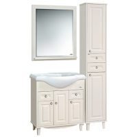 Шармель - 35 Пенал светло-бежевый правый с 2 ящ.