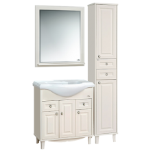 Шармель - 35 Пенал светло-бежевый правый с 2 ящ.