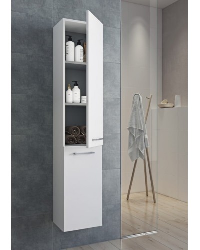 Шкаф пенал Cersanit Lara 30 SL-LAR/Wh подвесной Белый