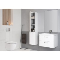 Шкаф пенал Cersanit Lara 30 SL-LAR/Wh подвесной Белый