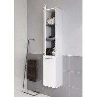 Шкаф пенал Cersanit Lara 30 SL-LAR/Wh подвесной Белый