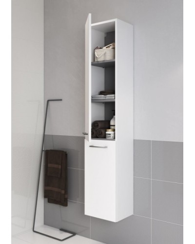 Шкаф пенал Cersanit Lara 30 SL-LAR/Wh подвесной Белый