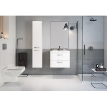 Шкаф пенал Cersanit Lara 30 SL-LAR/Wh подвесной Белый