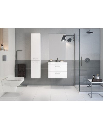 Шкаф пенал Cersanit Lara 30 SL-LAR/Wh подвесной Белый