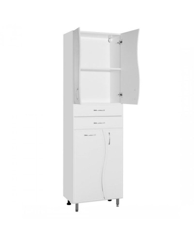 Шкаф пенал Style Line Волна 60 ЛС-000010047 Белый