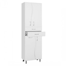 Шкаф пенал Style Line Волна 60 ЛС-000010047 Белый