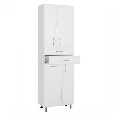 Шкаф пенал Style Line Волна 60 ЛС-000010047 Белый